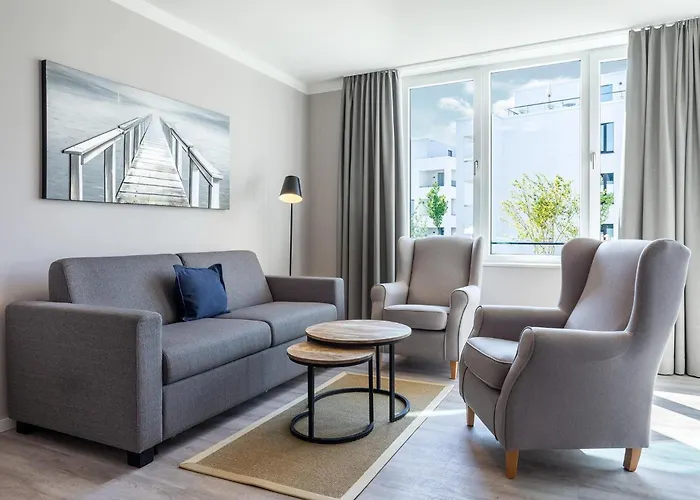 公寓 Godewindpark Deluxe-suite 1-05 Mit West-loggia 吕贝克