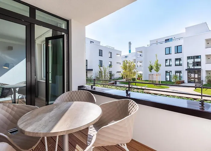 Godewindpark Deluxe-suite 1-05 Mit West-loggia 公寓 吕贝克